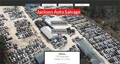 Desktop Screenshot of jacksonautosalvage.com